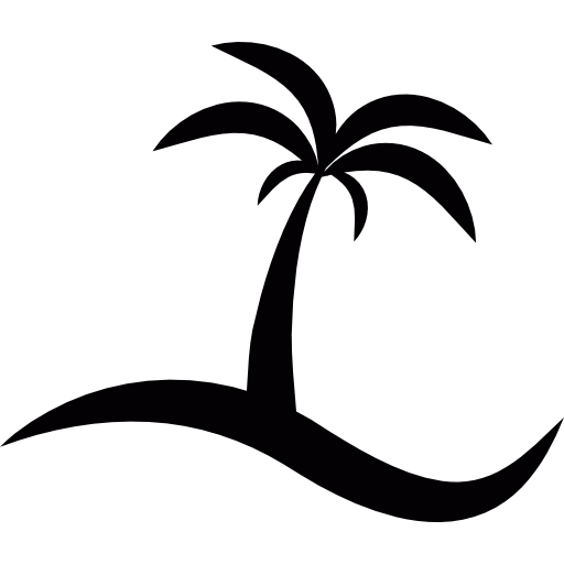 Cartoon palm